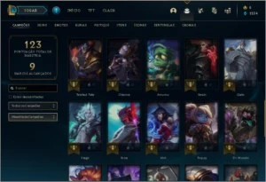 Conta league of legends com nenhuma partida da md10 feita LOL