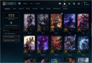 Conta league of legends com nenhuma partida da md10 feita LOL