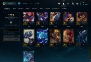 Conta league of legends com nenhuma partida da md10 feita LOL