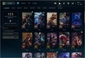 Conta league of legends com nenhuma partida da md10 feita LOL