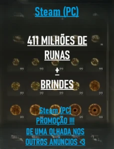 Elden Ring - 411 Milhões Runas+ Brindes - STEAM (PC)