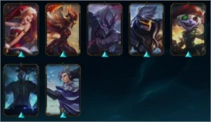 Conta LVL 105 - BRONZE 1 - 32 SKINS - 56 CAMPEÕES - 4 CROMAS - League of Legends LOL