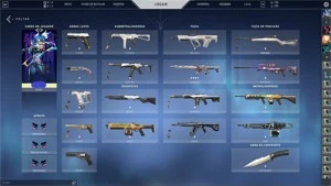 Conta NFA Valorant (28 skins, Platina 2)