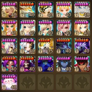 Conta Summoners NAT5 LD + Molly - Summoners War