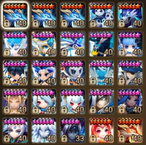 Conta Summoners NAT5 LD + Molly - Summoners War
