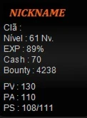 Conta Lv61 - Itens Exclusivos - The Duel Br