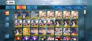 Fate GO/Fate Grand Order Conta 16SSR 22SR NA 5 suportes