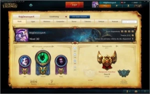 Conta League Of Legends (sivir vitoriosa, maokai vitorioso) LOL