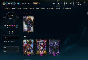 Esmerlada 4 com 150 Champs e 175 Skins ( MAIN TOP ) - League of Legends LOL