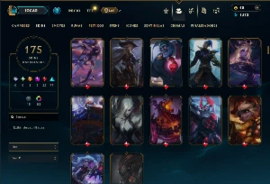 Esmerlada 4 com 150 Champs e 175 Skins ( MAIN TOP ) - League of Legends LOL