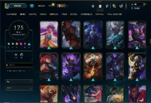 Esmerlada 4 com 150 Champs e 175 Skins ( MAIN TOP ) - League of Legends LOL