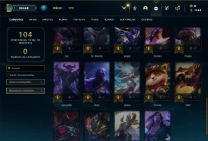 Conta Unranked com 35 Champs e 6 Skins - League of Legends LOL