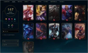 Conta de lol muito boa e barata. - League of Legends