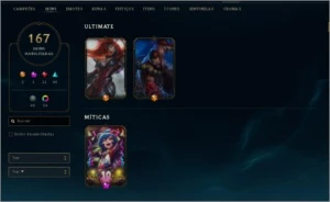 Conta de lol muito boa e barata. - League of Legends