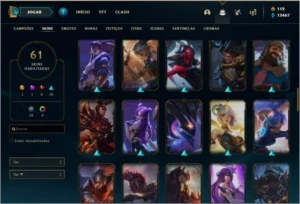 Conta Prata 4 com Twitch medieval e Honra 4 - League of Legends LOL
