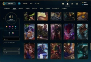 Conta Prata 4 com Twitch medieval e Honra 4 - League of Legends LOL