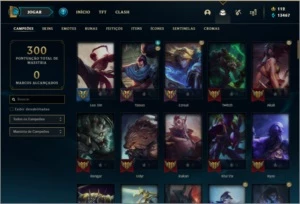 Conta Prata 4 com Twitch medieval e Honra 4 - League of Legends LOL