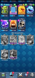 cont de Clash Royale  com 4 anos de jogo