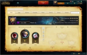 CONTA LOL LVL 15 +8 CAMPEÕES + 600 IP - League of Legends