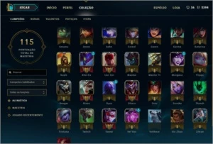 Conta de Lol platina 4 - League of Legends