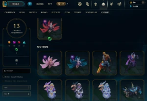 Conta LoL , Unranked, Com 62 Skins Para A Venda! - League of Legends