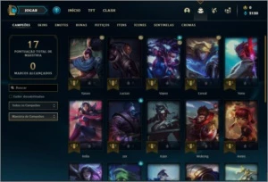 Conta ouro 4  Baratinha com 22 Champs - League of Legends LOL