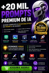 🔥 +20 Mil Prompts De Ia Premium 🔥 - Inteligência Artificial