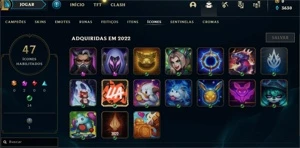 Conto do lol com skins mitica - League of Legends