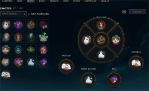 Conto do lol com skins mitica - League of Legends