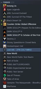 CONTA STEAM VARIOS JOGOS +WARDANCER LOST ARK GS 1420+