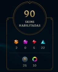 Conta League of legends D5 90SKINS 105 Campeões LOL