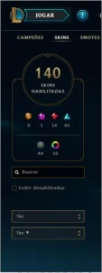Conta lol all champs 140 skins - League of Legends