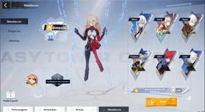 Conta Tower Of fantasy 14 SSR + CAIXA SSR + 288 Ouro negro - Outros