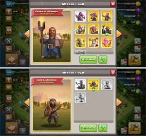 CV14 FULL TH14 100% 31 SKINS DADOS DE CRIAÇÃO - Clash of Clans