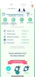 Conta Rara lvl 43 - 45 milhões de Stardust -Raros Brilhantes - Pokémon
