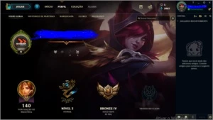Conta main adc e sup barata com 75 campeões. - League of Legends LOL