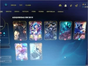 conta do lol com várias skins - League of Legends