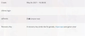 CONTA OTPOKEMON MUNDO BLUE 356 E 246 (NA MESMA ACC) - Tibia