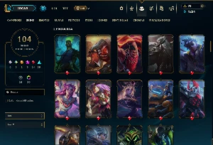 🔥 Conta LoL com Passe do Faker + LeBlanc Hall of Legends (B - League of Legends