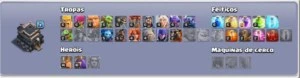 Cv 9 full + 14k de gemas - Clash of Clans