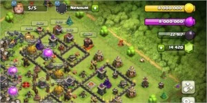 Cv 9 full + 14k de gemas - Clash of Clans