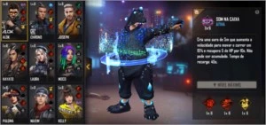 Conta de Free Fire - Level 69 Gemada com 44 salas
