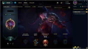 Conta de LOL//57 Skins//4 vitoriosas e 51k de IP - League of Legends