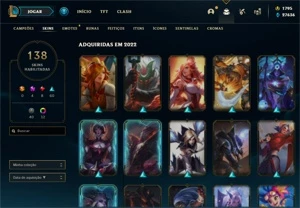 CONTA LOL/VALORANT DIAMANTE 4 E RADIANTE DETALHES NA DESCRIÇ - League of Legends