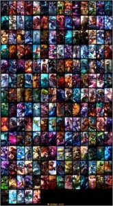 Conta lol, borda diamante, 187 skins - League of Legends