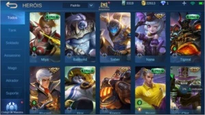 Conta de mobile legends barato!
