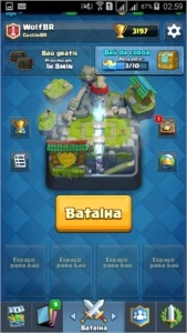 CONTA CLASH ROYALE LVL 11