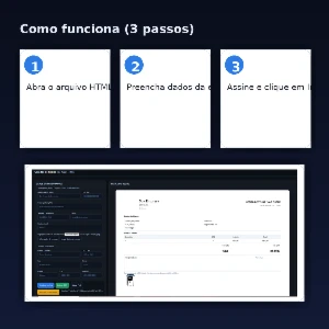 Gerador de recibos off-line, recibos de vendas não fiscal - Outros