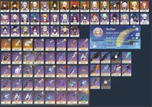 [AR56 13 5⭐] Ayaka + Cortadora +  Kokomi C2+HuTao+Kazuha+ - Genshin Impact