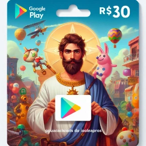 Gift Card Google Play - R$30,00 - Gift Cards